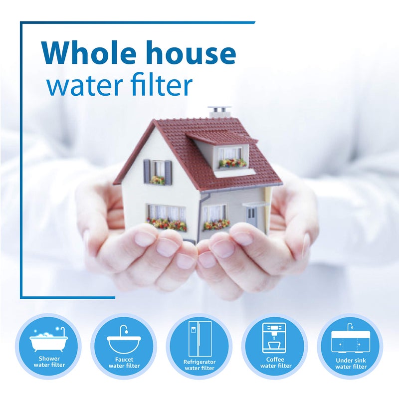 Filterlogic FXHTC Water Filter, Whole House Water Filter, Replacement for GEÂ® FXHTC, GXWH40L, American Plumber W10-PR, CulliganÂ® RFC-BBSA, W10-BC, Carbon Filters, 5 Micron, Pack of 2 - Image 5